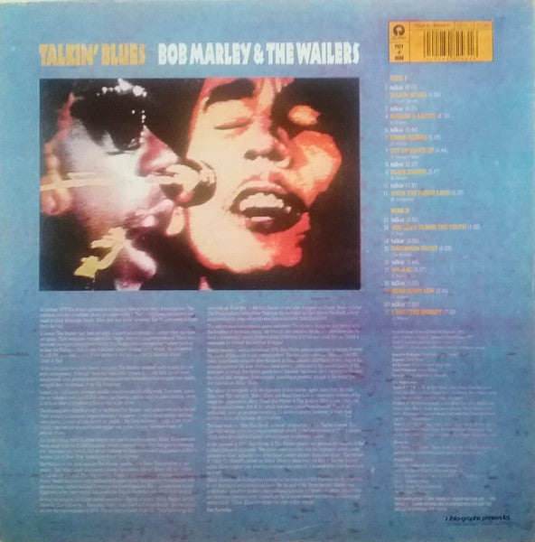 Bob Marley & The Wailers : Talkin' Blues (LP, Album, RM)