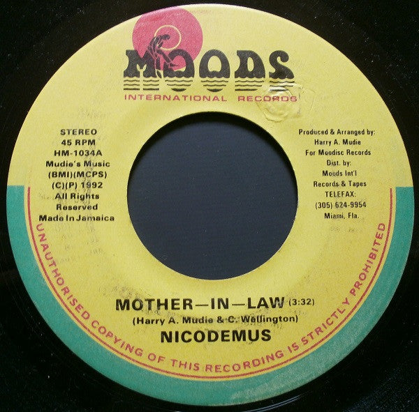 Nicodemus : Mother-In-Law (7", RP)