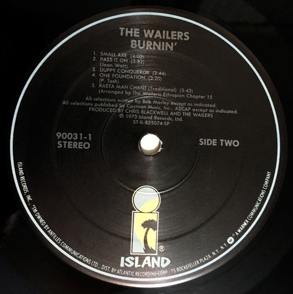 The Wailers : Burnin' (LP, Album, RE, RP, Gat)