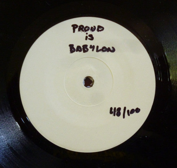 Payoh SoulRebel, Baay Selectah : Proud Is Babylon / Version (7", Single, Ltd, Num)