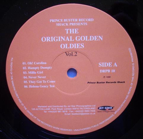 Prince Buster : Prince Buster Record Shack Presents The Original Golden Oldies Vol. 2 (LP, Comp, RE)