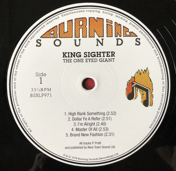 King Sighta : The One Eyed Giant (LP, Ltd, RE, 180)