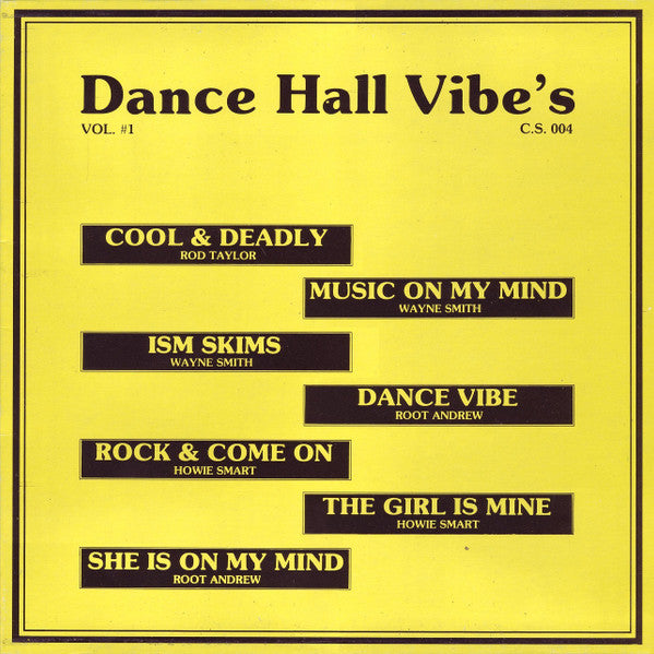 Various : Dance Hall Vibe's Vol. #1 (LP)