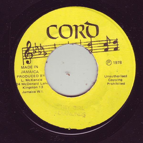 Diamonds* : Hey Girl (7")