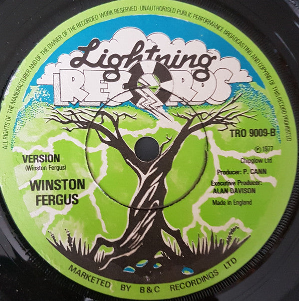 Winston Fergus : Long Time (7", Sol)