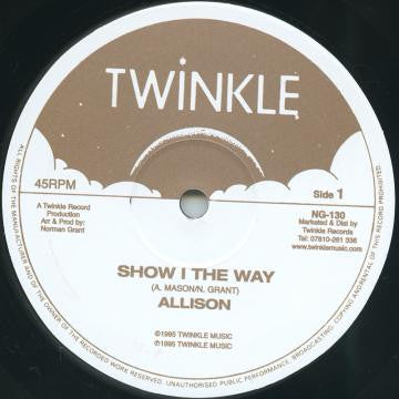 Allison (9) : Show I The Way / Sorrow (12", RP)