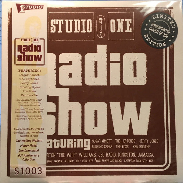 Various : Studio One Radio Show (LP, Album, Comp, Ltd, Mixed, Num, Scr)