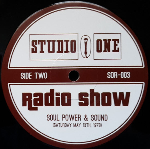Various : Studio One Radio Show (LP, Album, Comp, Ltd, Mixed, Num, Scr)