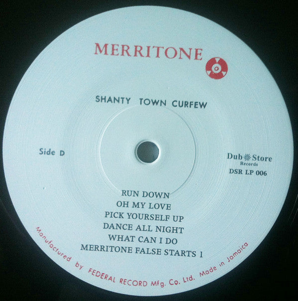 Various : Merritone Rock Steady 1: Shanty Town Curfew 1966-1967 (2xLP, Album, Comp, RM)