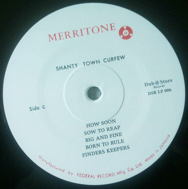 Various : Merritone Rock Steady 1: Shanty Town Curfew 1966-1967 (2xLP, Album, Comp, RM)