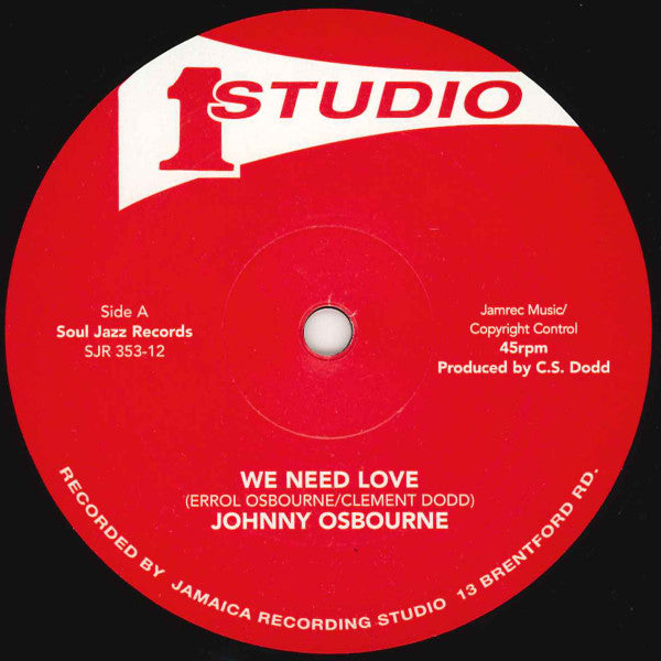 Johnny Osbourne / Otis Gayle : We Need Love / I'll Be Around (12", Single)