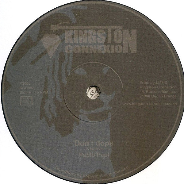 Pablo Paul / Ras Henry : Don't Dope / Happy Home (12")