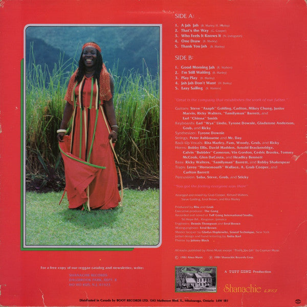 Rita Marley : Who Feels It Knows It (LP, Album, RE)