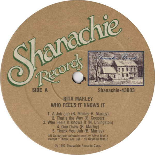 Rita Marley : Who Feels It Knows It (LP, Album, RE)