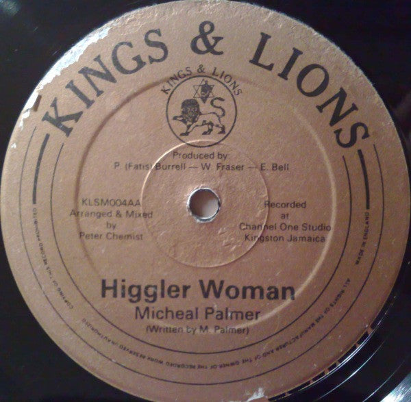 Sugar Minott / Michael Palmer : Boss Boss / Higgler Woman (12")