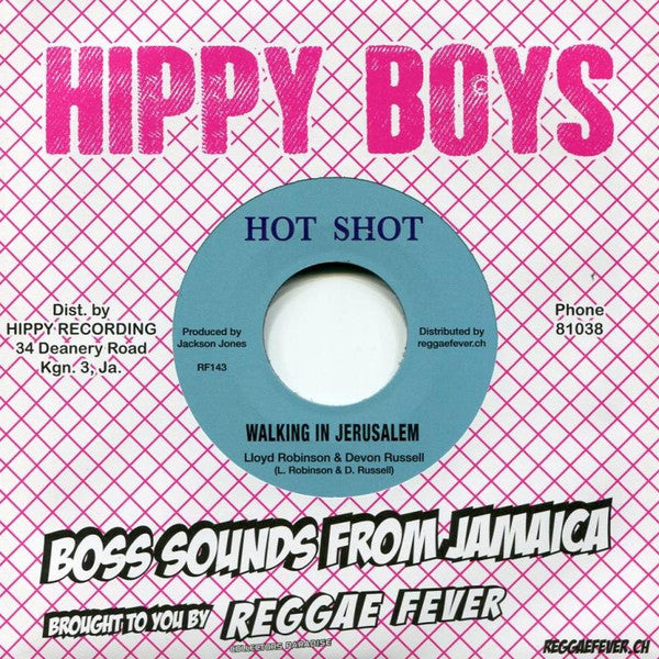 Lloyd Robinson & Devon Russell / Oswald Nethersole & The Hippy Boys : Walking In Jerusalem / Bimbo Reggae  (7", Single, RE)