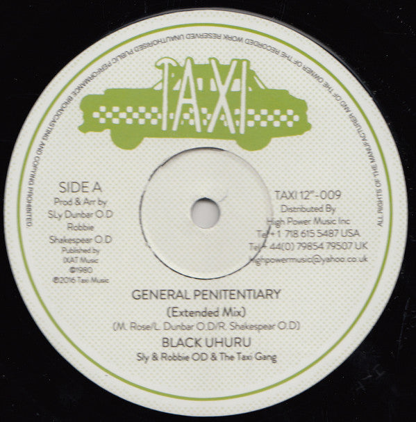 Black Uhuru : General Penitentiary / Shine Eye Gal (12", RE)