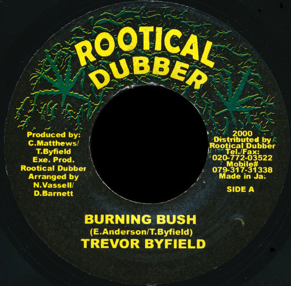 Trevor Byfield : Burning Bush (7", RE)