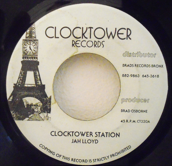 Jah Lloyd : Clocktower Station (7", Single)