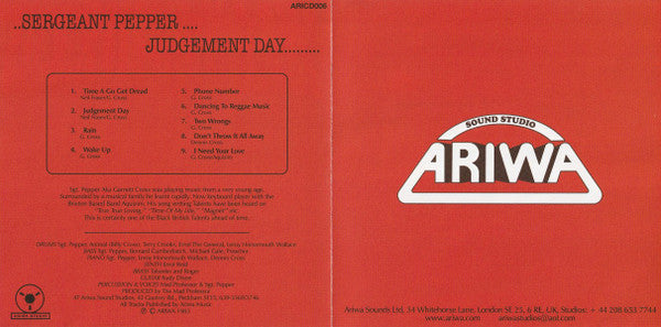 Sgt. Pepper : Judgement Day (CD, Album)