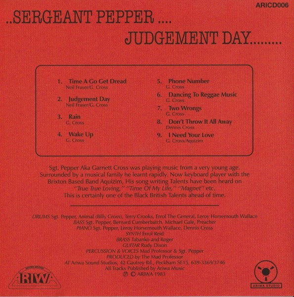 Sgt. Pepper : Judgement Day (CD, Album)