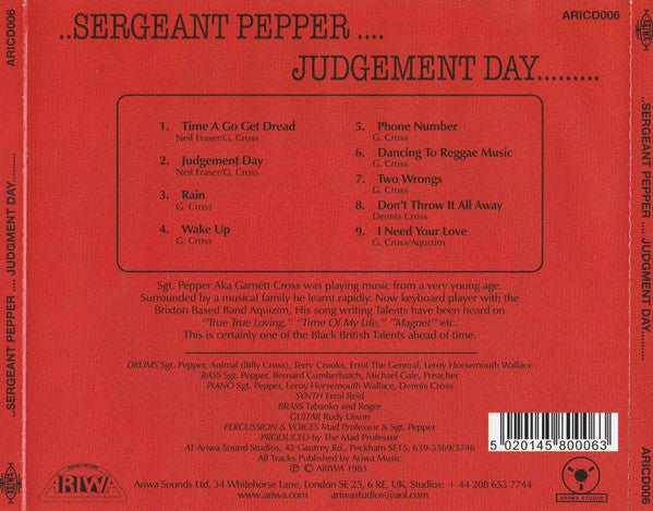 Sgt. Pepper : Judgement Day (CD, Album)