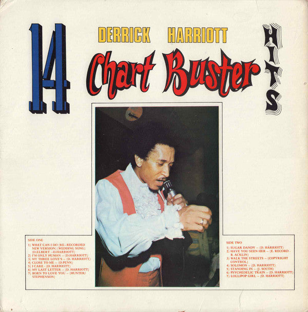 Derrick Harriott : 14 Chartbuster Hits (LP, Album, RP)