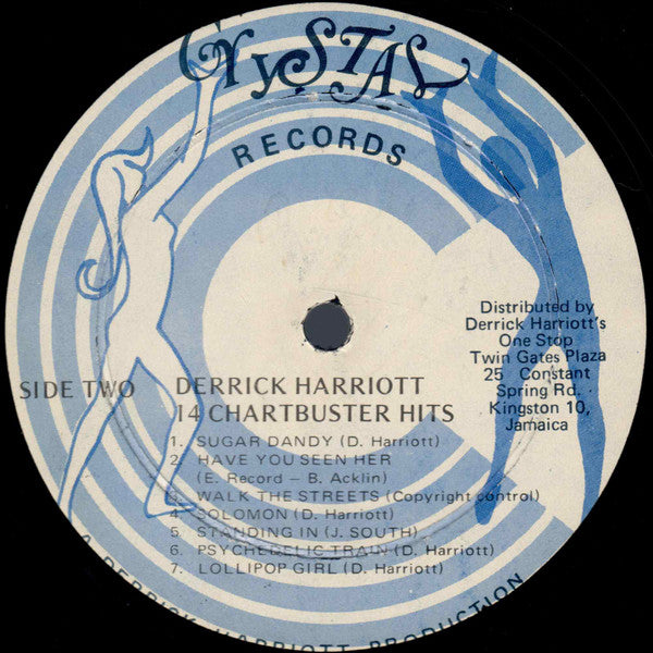 Derrick Harriott : 14 Chartbuster Hits (LP, Album, RP)