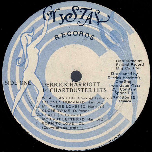 Derrick Harriott : 14 Chartbuster Hits (LP, Album, RP)