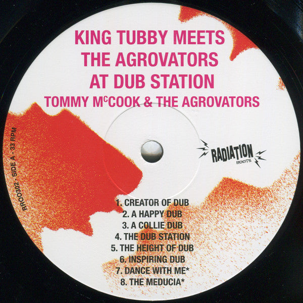 Tommy McCook & The Aggrovators : King Tubby Meets The Agrovators At Dub Station (LP, Album, RE)