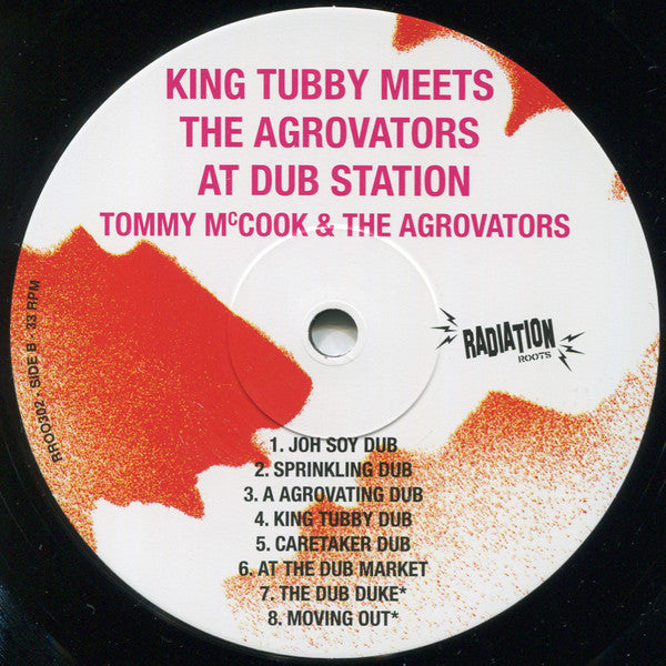 Tommy McCook & The Aggrovators : King Tubby Meets The Agrovators At Dub Station (LP, Album, RE)