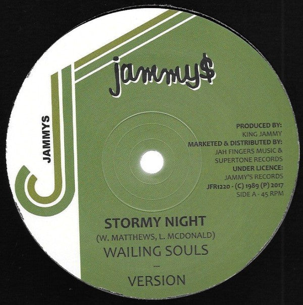 Wailing Souls / Robert Lee (2) : Stormy Night / Lovely Lady (12")