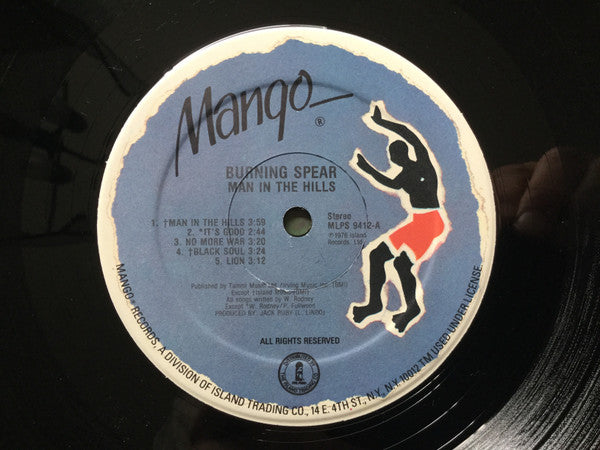 Burning Spear : Man In The Hills (LP, Album, RE, Gat)