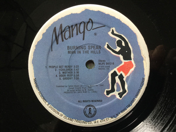Burning Spear : Man In The Hills (LP, Album, RE, Gat)