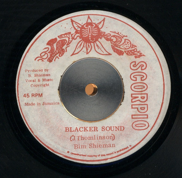 Bim Shieman* : Blacker Sound (7", Red)
