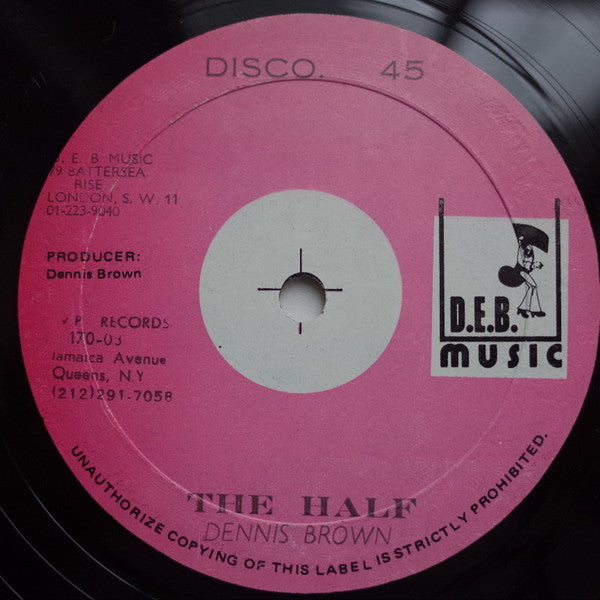 Dennis Brown : The Half / Troubled World (12", Mag)
