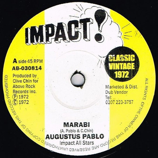 Augustus Pablo, Impact All Stars : Marabi (7", Sol)