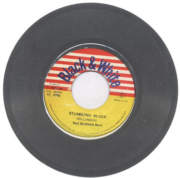 Dillinger : Stumbling Block / Page One (7")