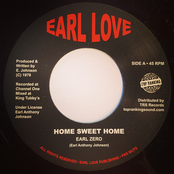 Earl Zero : Home Sweet Home (7", RE)