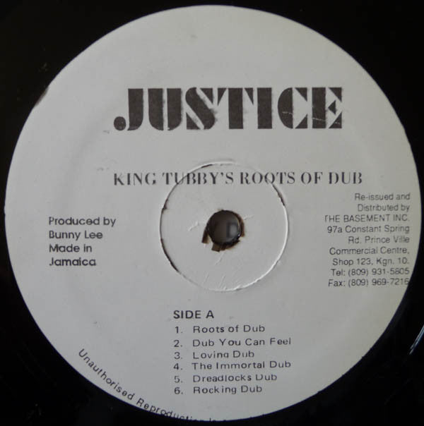King Tubby : King Tubby's Roots Of Dub (LP, Album, RE)