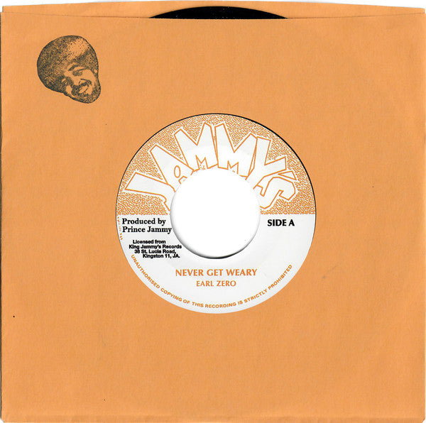 Earl Zero : Never Get Weary (7")