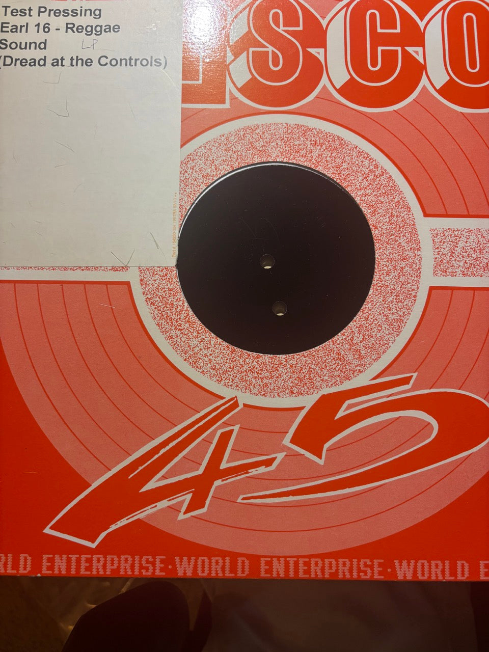 Reggae Sounds Acetate Test Pressing