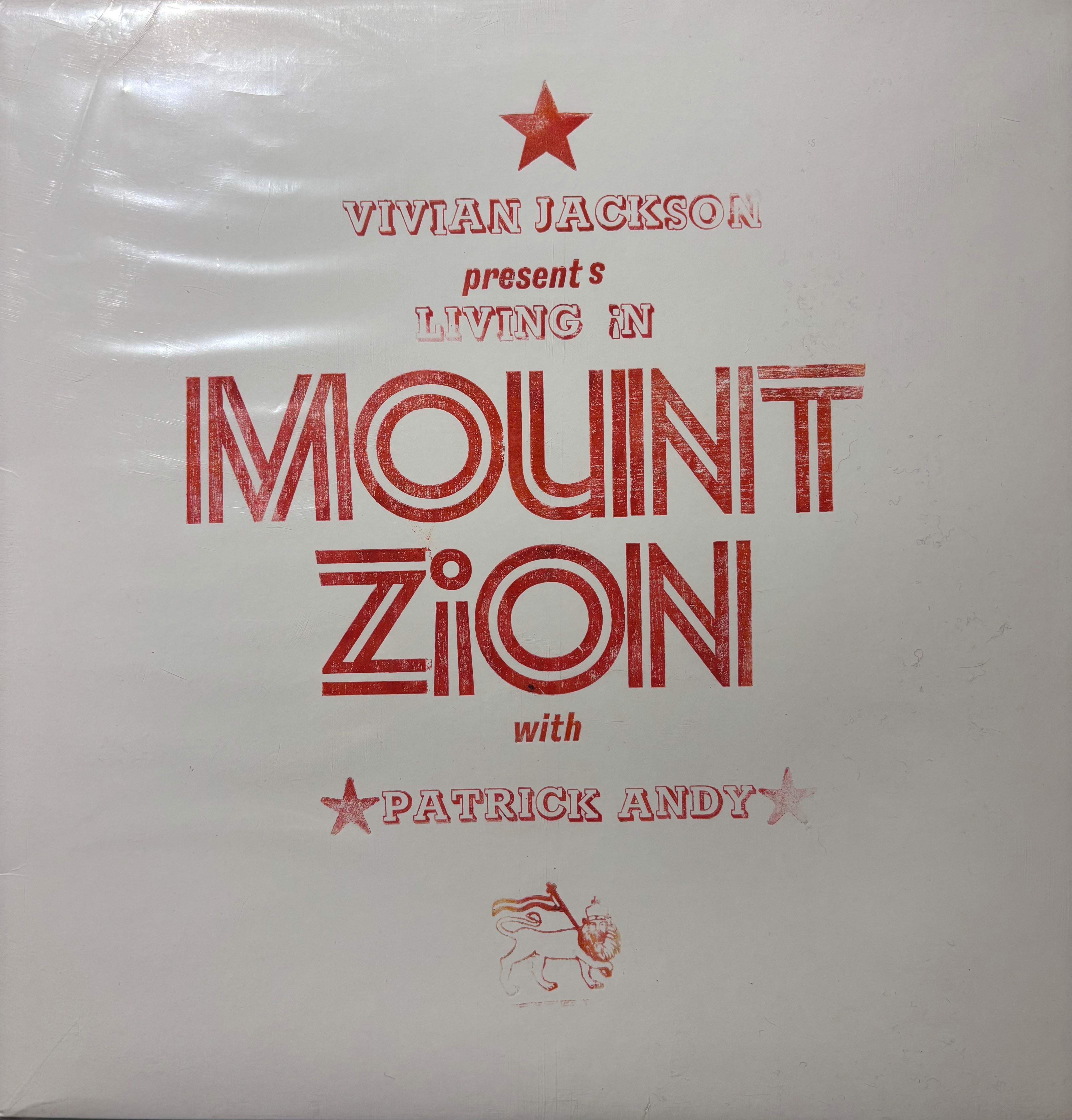 Living In Mount Zion Letter Press Sleeve