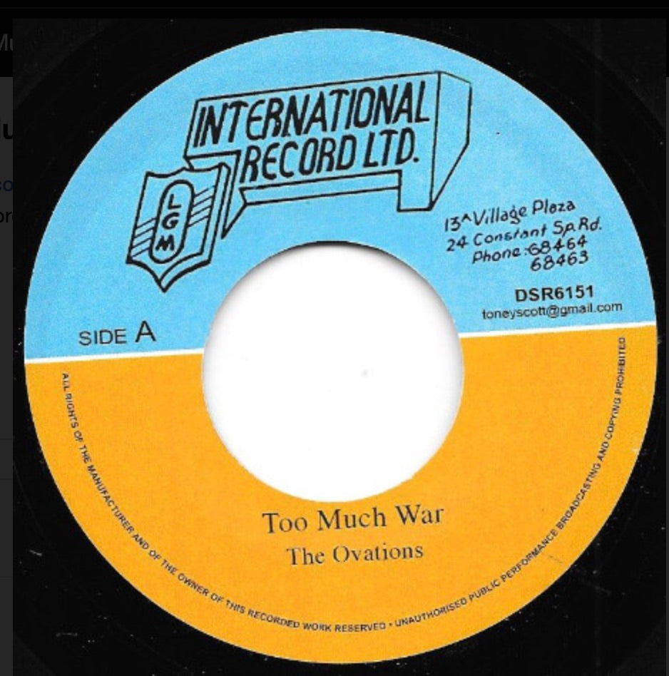 Too Much War / Version