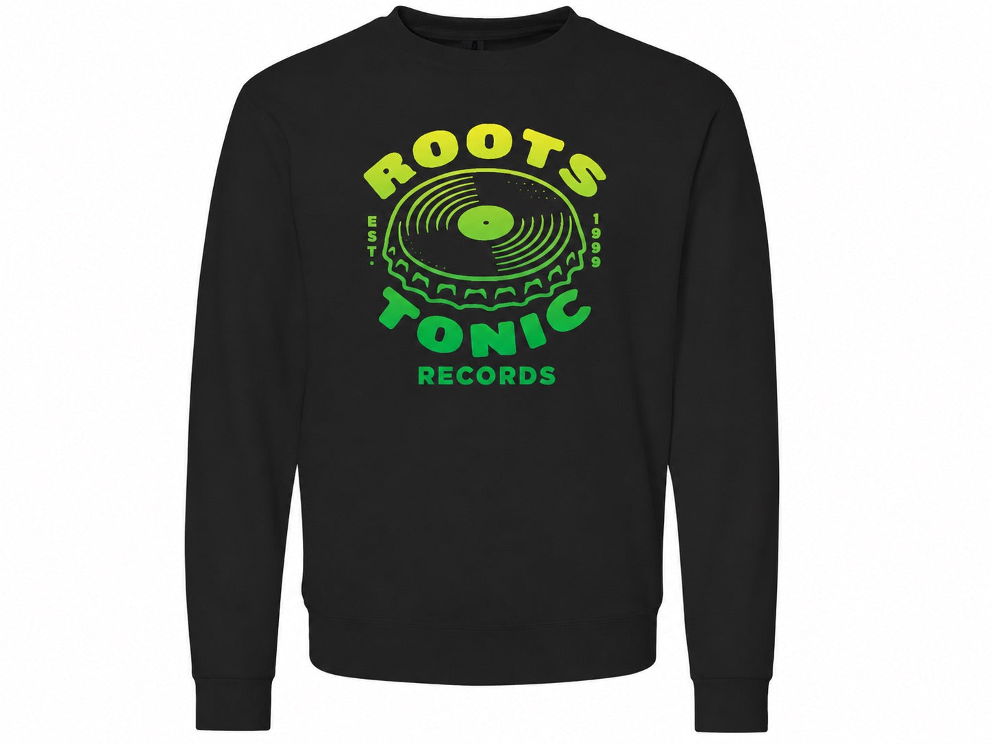 Roots Tonic Crewneck Sweatshirt: Multi-Color Bottle Cap