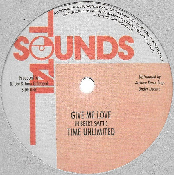 Time Unlimited (2) : Give Me Love (12", Ltd, RP)