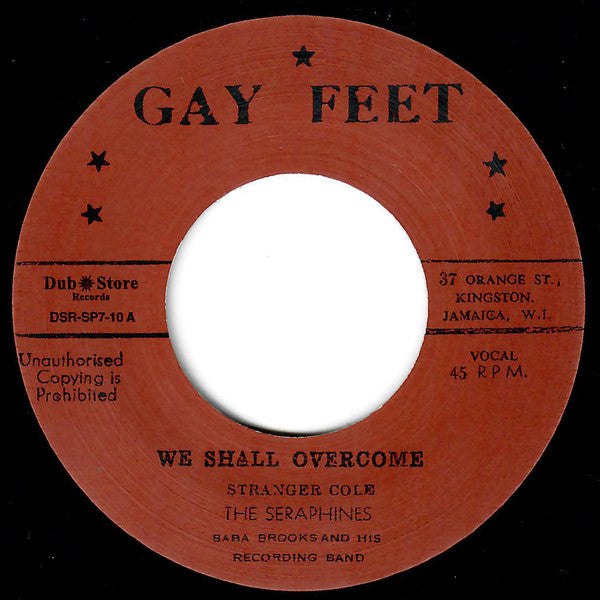 Stranger Cole & The Seraphines, The Baba Brooks Band : We Shall Overcome  (7", RE)