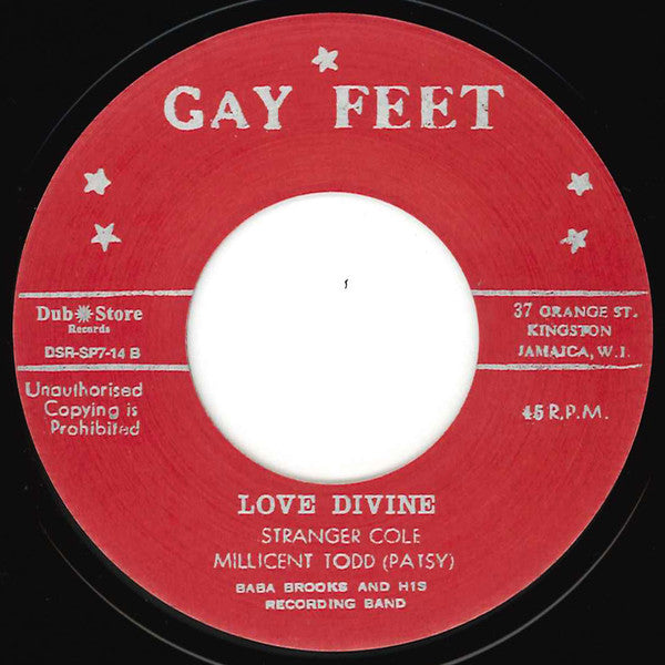 Baba Brooks And His Recording Band* / Millicent Todd (Patsy)*, Baba Brooks And His Recording Band* :  A Toast To James Bond / Love Divine (7", RE)