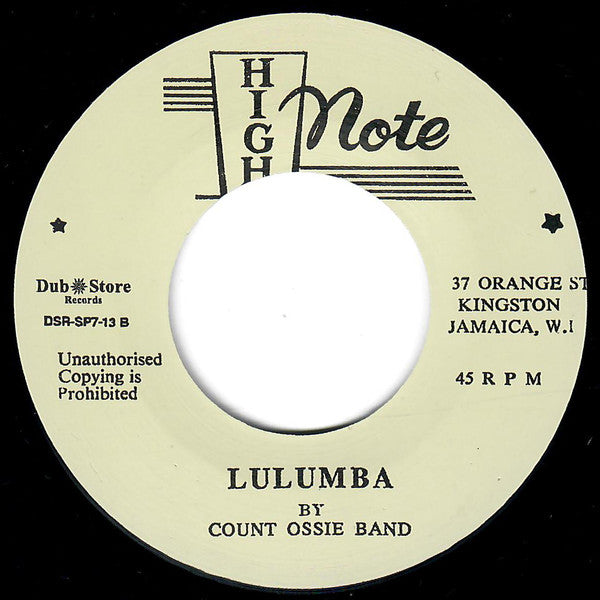 Count Ossie Band* : Lulumba (Alternative Take)  (7", RE)