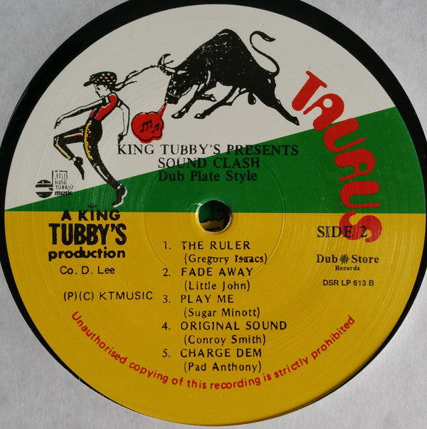 Various : King Tubbys Presents Soundclash Dubplate Style (LP, RE)